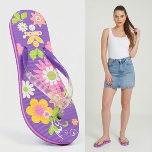 Papuci ''Aierda 302 Purple''