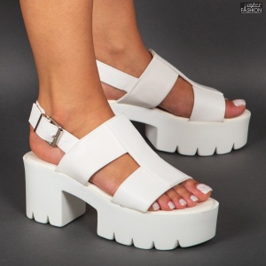 Sandale ''DION JAFFA2 White Pu'' - Img 2