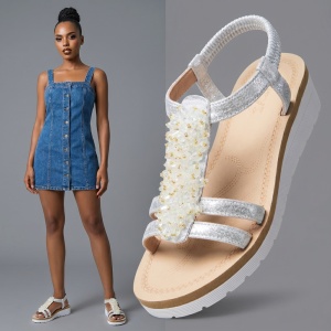 Sandale ''YiYi ZX-71 Silver''