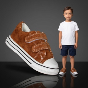 Tenisi Copii "Apawwa QC65 Brown''