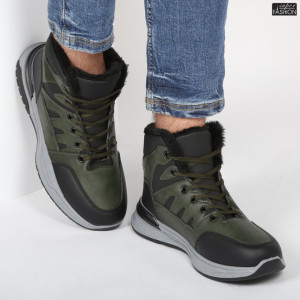 Ghete îmblănite ''Meek GK-165 Army Green'' - Img 3