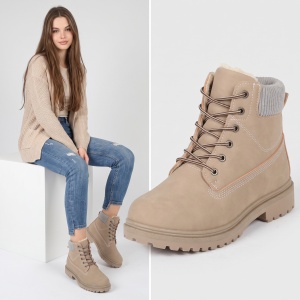 Ghete îmblănite ''Meek GK-169 Beige''