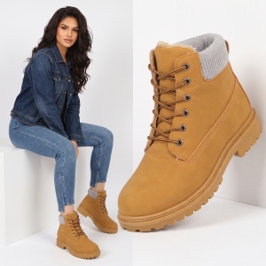 Ghete îmblănite ''Meek GK-169 Brown''