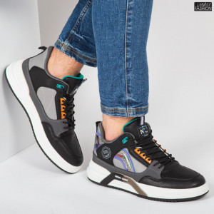 Ghete Sport ''ABC 8813 Black Grey"