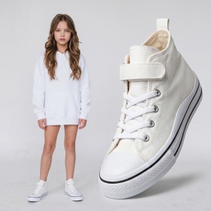 Ghete Sport Copii ''Apawwa RC904-05 White" - Img 2