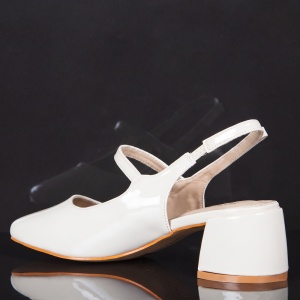 Pantofi ''ABC Fashion 140-2 Off White" - Img 7