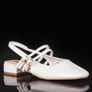 Pantofi ''ABC Fashion 902-10 Off White" - Img 5
