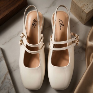 Pantofi ''ABC Fashion 902-10 Off White" - Img 4