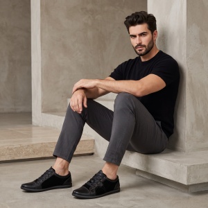 Pantofi ''HEROWAY A3728 Black'' - Img 5