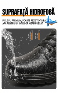 Pantofi Protecție "SuperFashion 6-28 Black" - Img 8