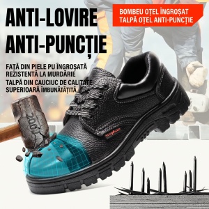 Pantofi Protecție "SuperFashion 6-31 Black" - Img 5