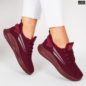 Pantofi Sport ''ALD Fashion HQ-57-227 Burgundy" - Img 3