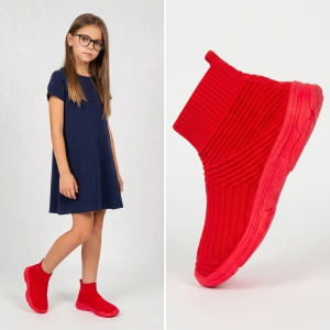 Pantofi Sport Copii ''Meek YF-101 Red'' - Img 3