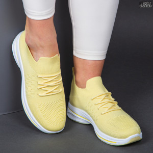 Pantofi Sport "Se7.en CS9062 L. Yellow'' - Img 3