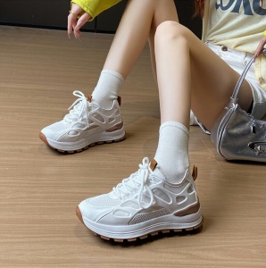 Pantofi sport "SuperFashion 6-6 White Brown" - Img 5