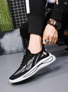 Pantofi Sport "SuperFashion HTMS-15 Black" - Img 6