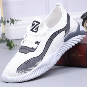 Pantofi Sport "SuperFashion HTMS-222 White Gray" - Img 4