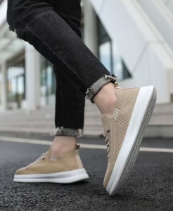Pantofi Sport "SuperFashion HTMS-7 Beige" - Img 5