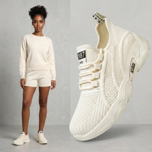 Pantofi sport "SuperFashion HTWM-27 Beige"