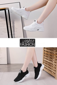 Pantofi sport "SuperFashion HTWM-27 White" - Img 8