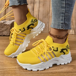 Pantofi sport "SuperFashion HTWM-37 Yellow" - Img 2