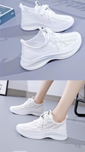 Pantofi sport "SuperFashion HTWM-54 White" - Img 7