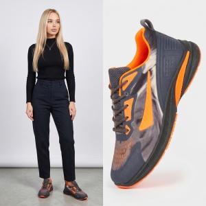 Pantofi Sport ''WE Fashion 390-2 Black Orange''