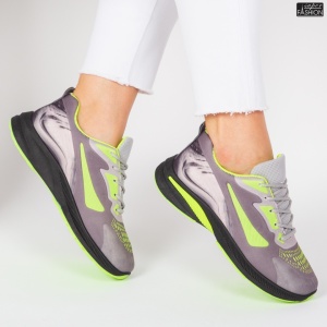 Pantofi Sport ''WE Fashion 390-2 Grey Green'' - Img 3