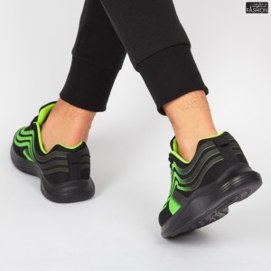 Pantofi Sport "WE Fashion 8815B Black Green'' - Img 4