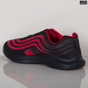 Pantofi Sport "WE Fashion 8815B Black Red'' - Img 6