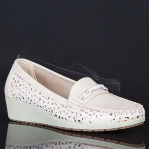 Pantofi ''YiYi YEHJ-160 Beige" - Img 4