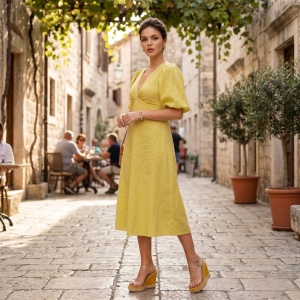 Sandale ''Sergio Todzi Fashion F-3782 Yellow" - Img 3