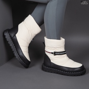 Cizme îmblănite "NCD Fashion B709-5 Beige"