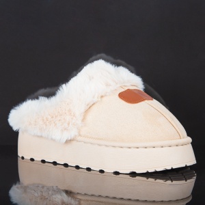 Cizme scurte Dama tip UG "ABC MK058 Beige" - Img 5