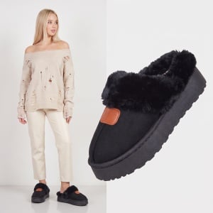 Cizme scurte Dama tip UG "ABC MK058 Black"