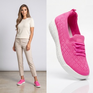 Espadrile ''ALD Fashion HQ1051-271 Fuchsia" - Img 5