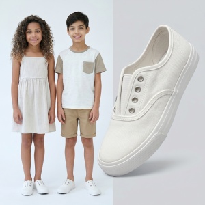 Espadrile Copii ''HEROWAY HT1029 White''