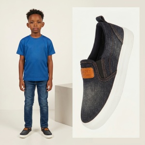 Espadrile Copii ''HEROWAY HT1061 Black''