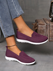 Espadrile "SuperFashion HTWM-42 Wine Red" - Img 5
