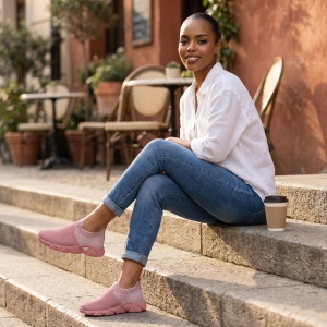 Espadrile "Z Fashion ZA-103 Pink" - Img 3