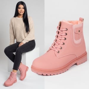 Ghete îmblănite ''Meek GK-167 Pink''
