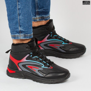 Ghete îmblănite ''Meek GK-53 Black Red'' - Img 2