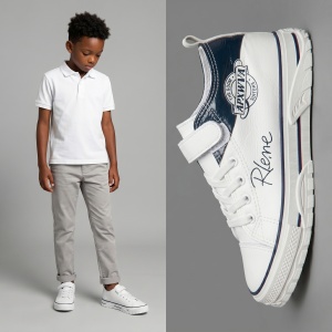 Ghete Sport Copii ''Apawwa VQ71 White''