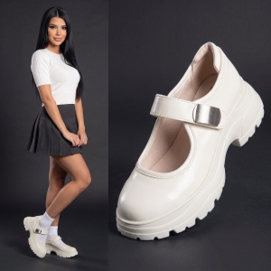 Pantofi "ABC Fashion 178-2 Off White"