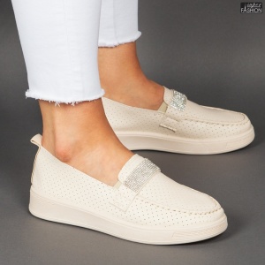 Pantofi ''ALD Fashion HQ-30-126 Beige" - Img 2