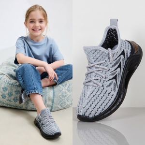 Pantofi sport Copii "Apawwa ZC60 Grey'' - Img 3