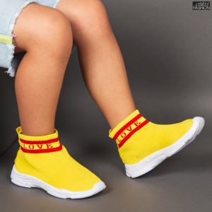 Pantofi Sport Copii ''Meek YF-102 Yellow'' - Img 2