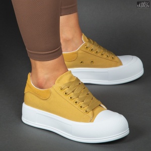Pantofi Sport "Se7.en S022 Yellow'' - Img 2