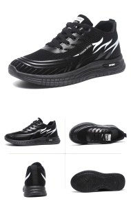 Pantofi sport "SuperFashion 6-47 Black White'' - Img 8