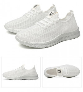 Pantofi Sport "SuperFashion HTMS-133 White" - Img 12